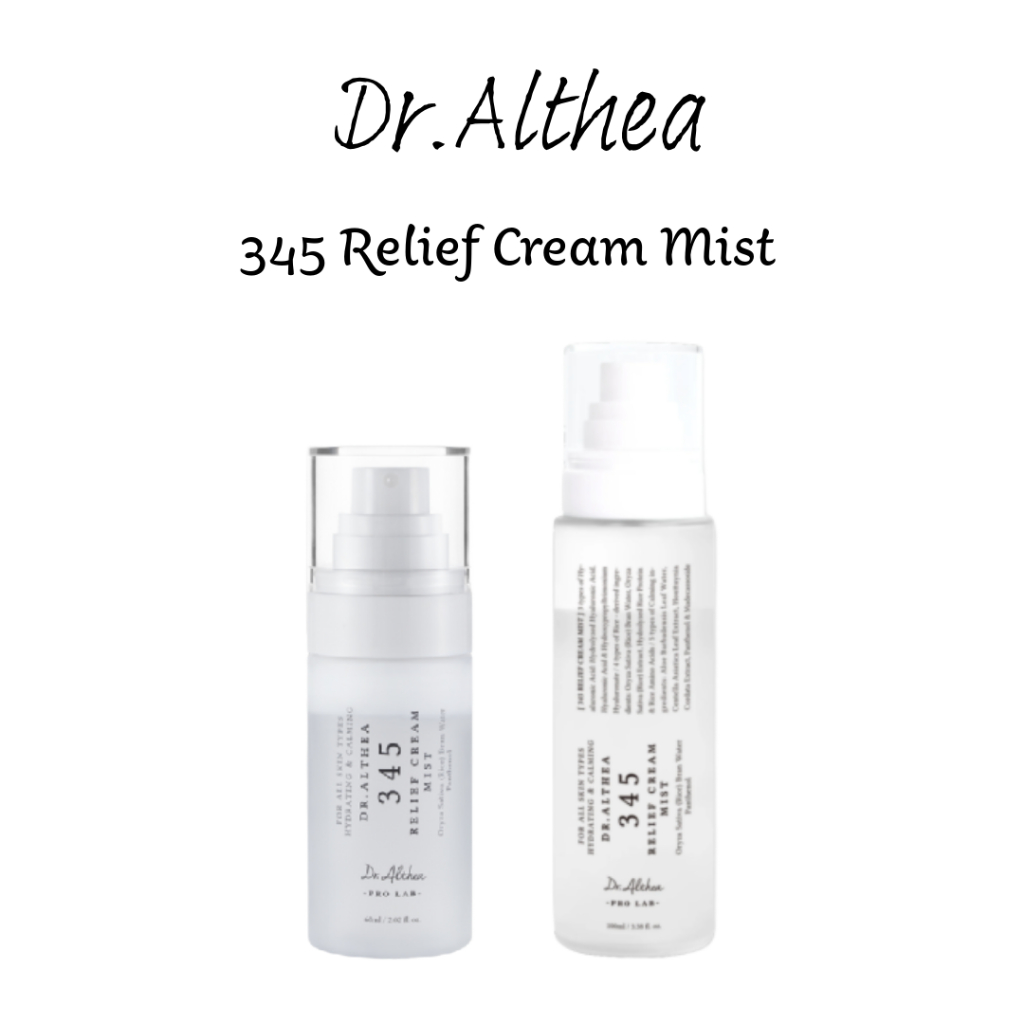 [ดร. Althea] 345 Relief Cream Mist60ml / 100ml Hydrating & Soothing Facial Mist