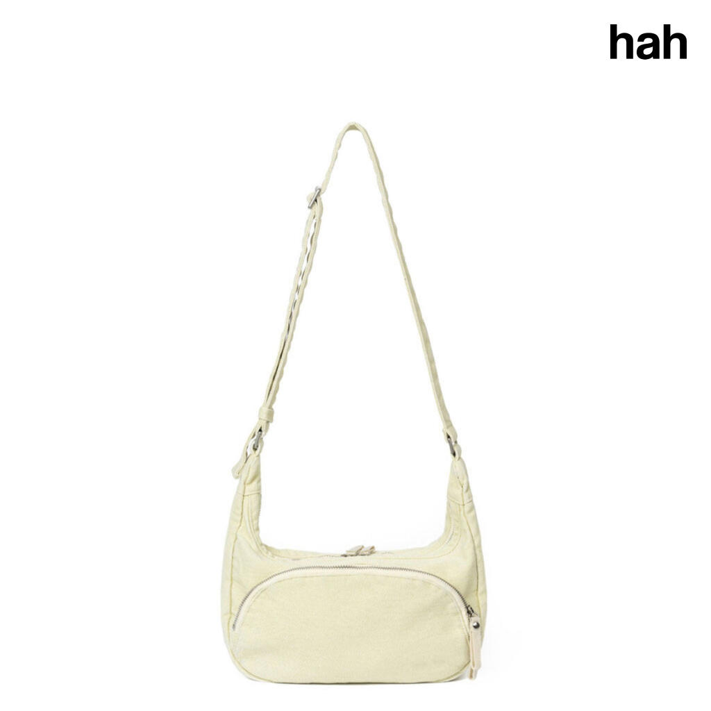[HAH ARCHIVE] Ferry Washed Hobo Bag (Yellow)