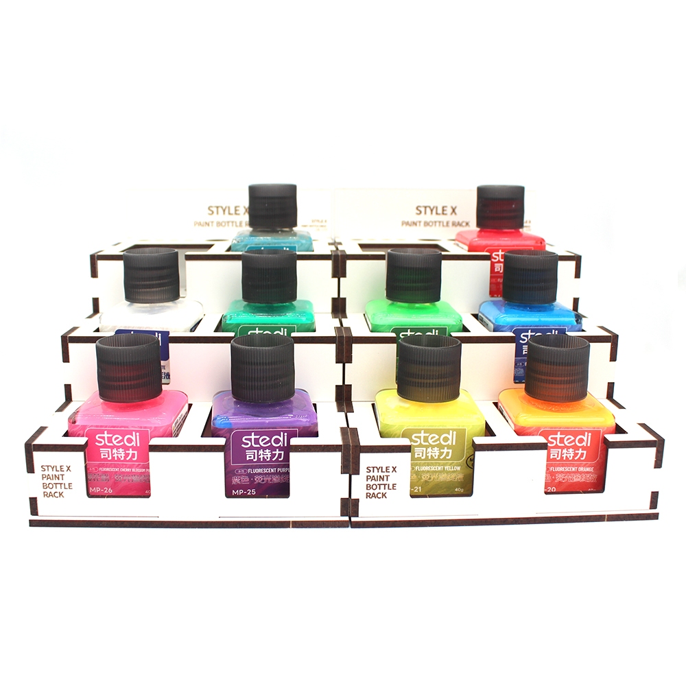 Stedi X Style-X Water-based Panel Liner Fluorescent Full Colours & Display 2 ชุด