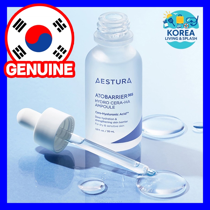 AESTURA Atobrier365 Hydro Cera-HA Ampoule 30ml Hydrating Ceramide Hyaluronic Serum