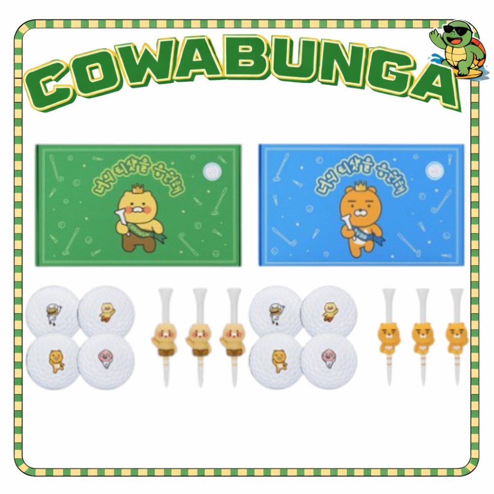 [Kakao Friends Golf] Golf Gift Set Tee Shot Edition