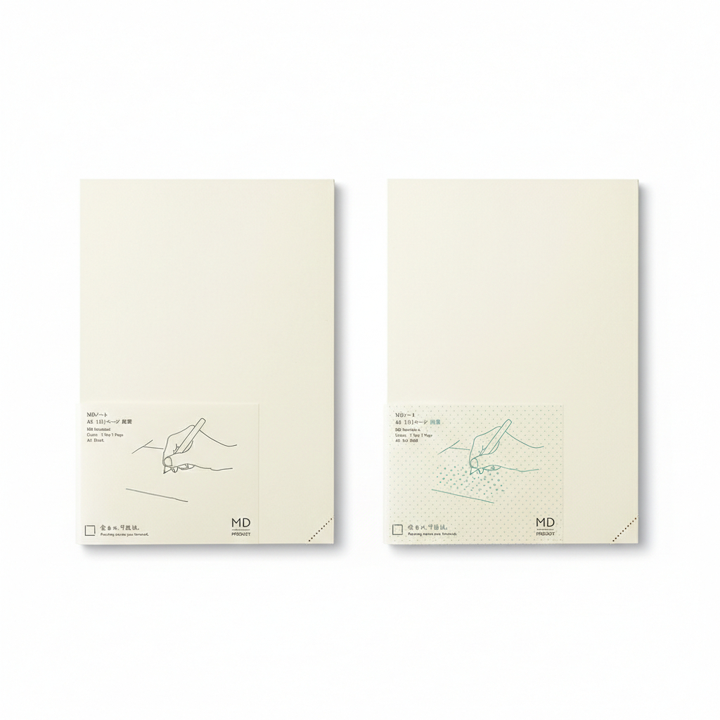 MD Notebook <A5> Codex 1 Day 1 Page Blank B & Dot Grid B