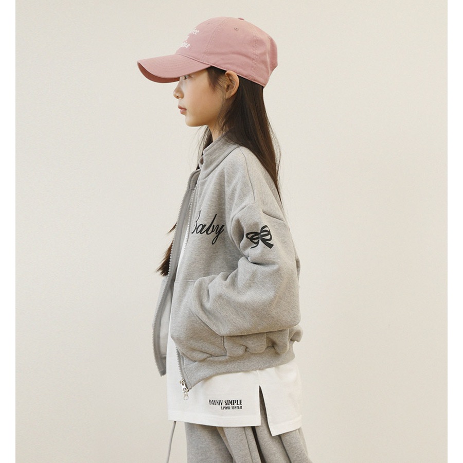 DAYNIV Ribbon Two-Way Zip-Up