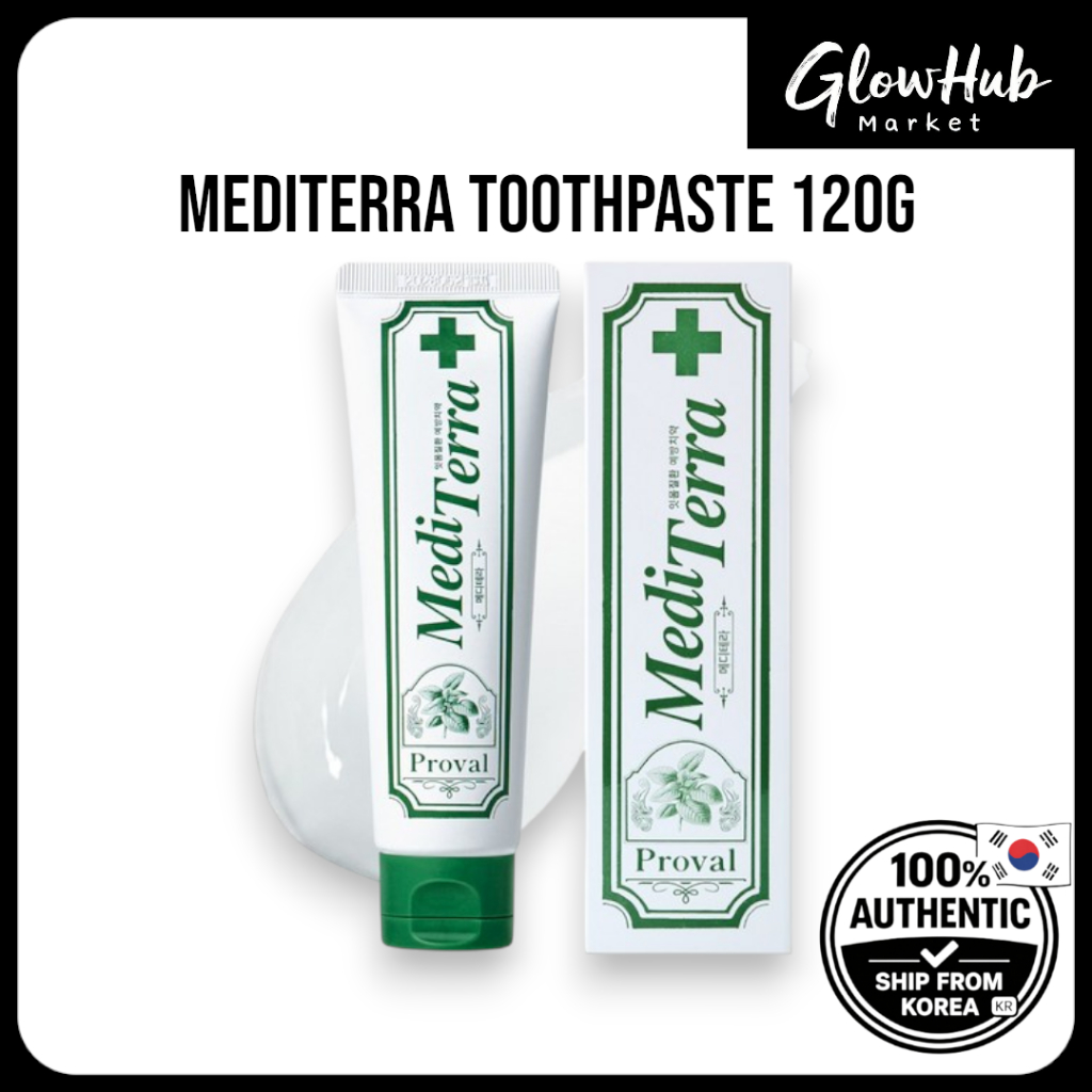PROVAL ยาสีฟัน MediTerra 120g – ดูแลช่องปากอย่างอ่อนโยน | BTS Jungkooks ที่ชื่นชอบ