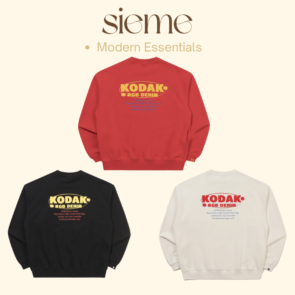 KODAK เสื้อสเวตเตอร์เบาะๆ