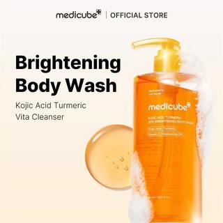 [medicube official] Kojic Acid Turmeric Brightening Body Wash 400g | Gentle Shower Gel | Niacinamide, Vitamin C, AHA/BHA
