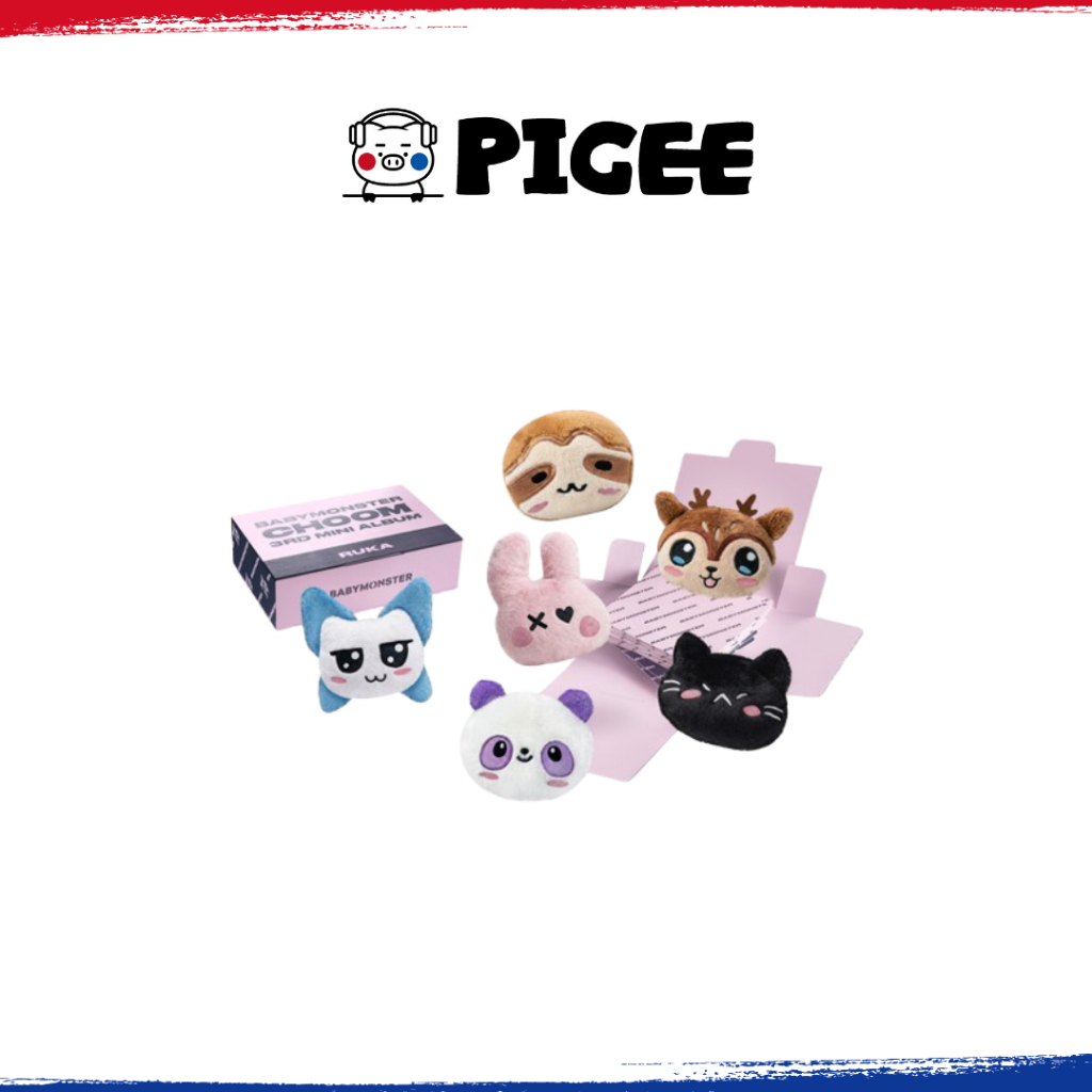 BABYMONSTER - [ CHOOM ] 3RD MINI (PLUSH KEYRING Ver.)