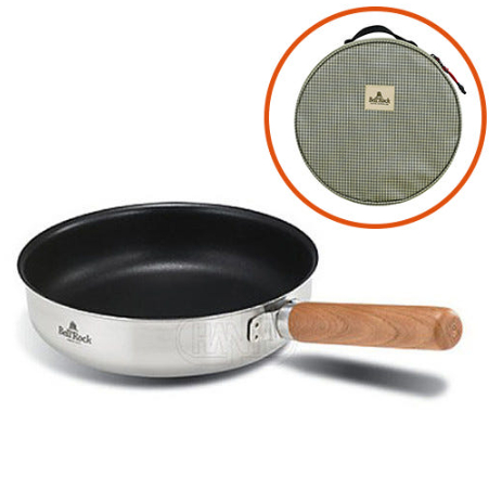 [BellRock] พรีเมี่ยม กระทะสแตนเลส 24ซม | กระทะเกาหลี | สแตนเลส 304 | กระทะเคลือบ l มีการเหนี่ยวนํา