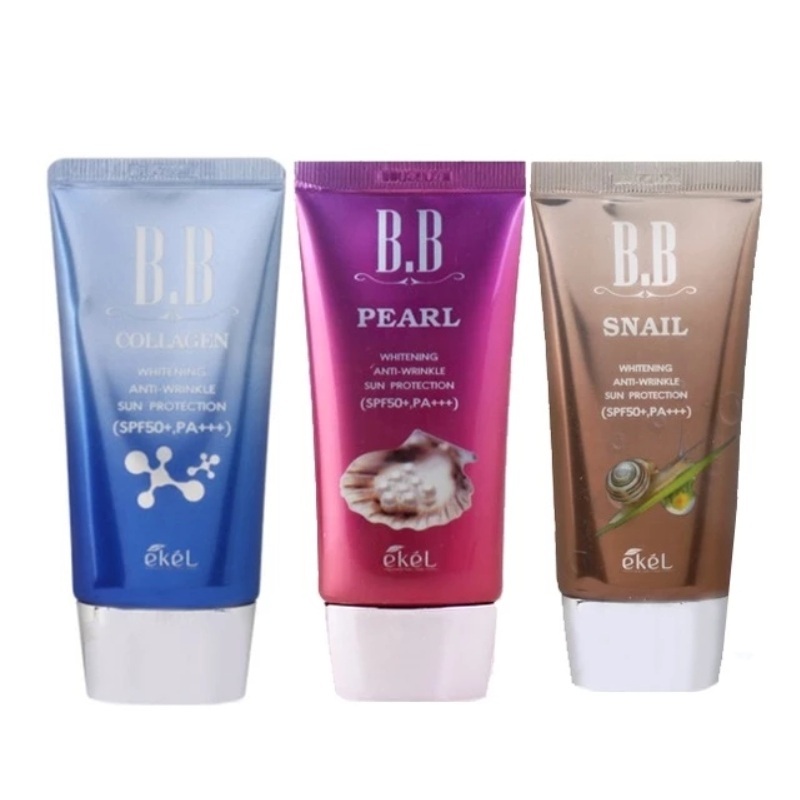 [EKEL] Snail / Pearl / Collagen BB Cream SPF50+/PA+++ 50ml