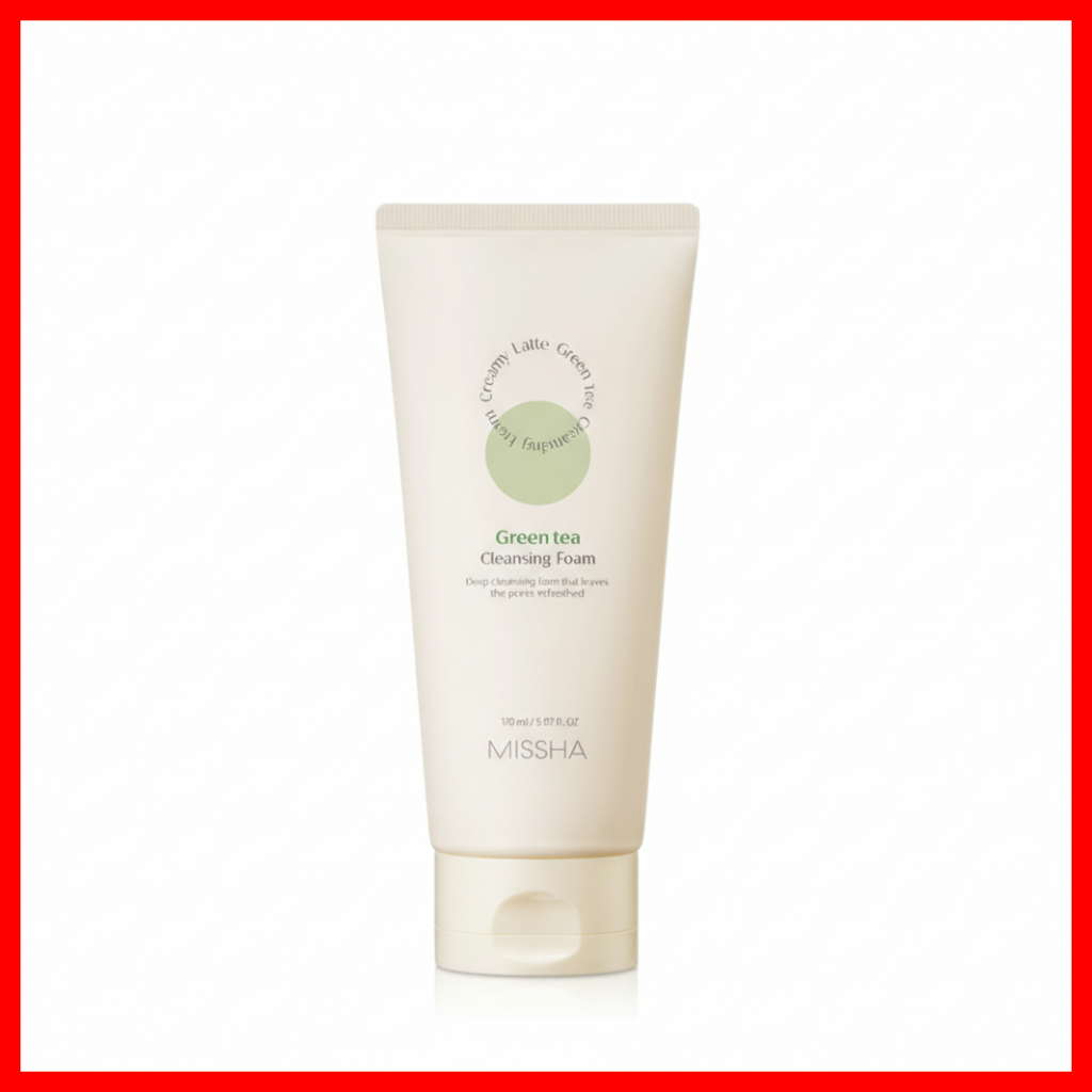 MISSHA โฟมล้างหน้าครีมลาเต้ กรีนที 172ml