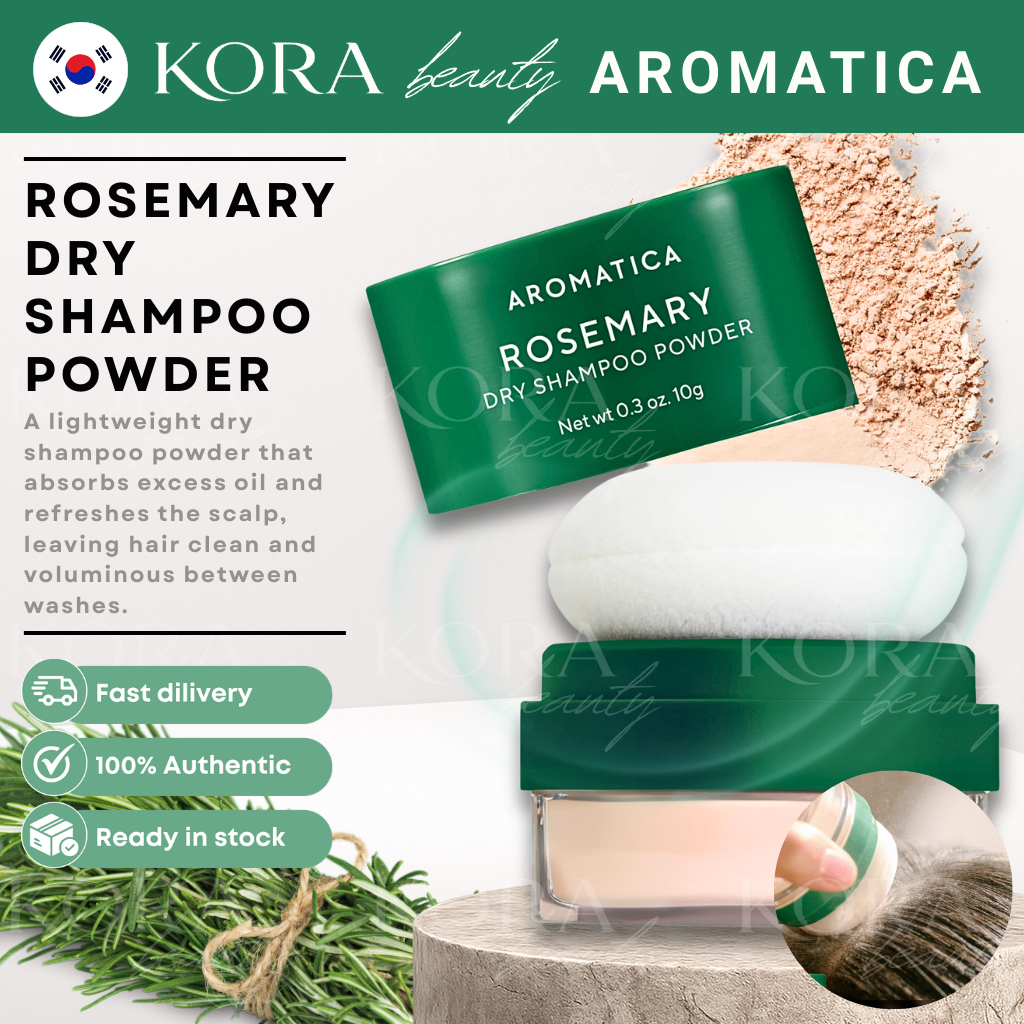 [Aromatic] Rosemary Dry Shampoo Powder for Oil Control & Volume Boost