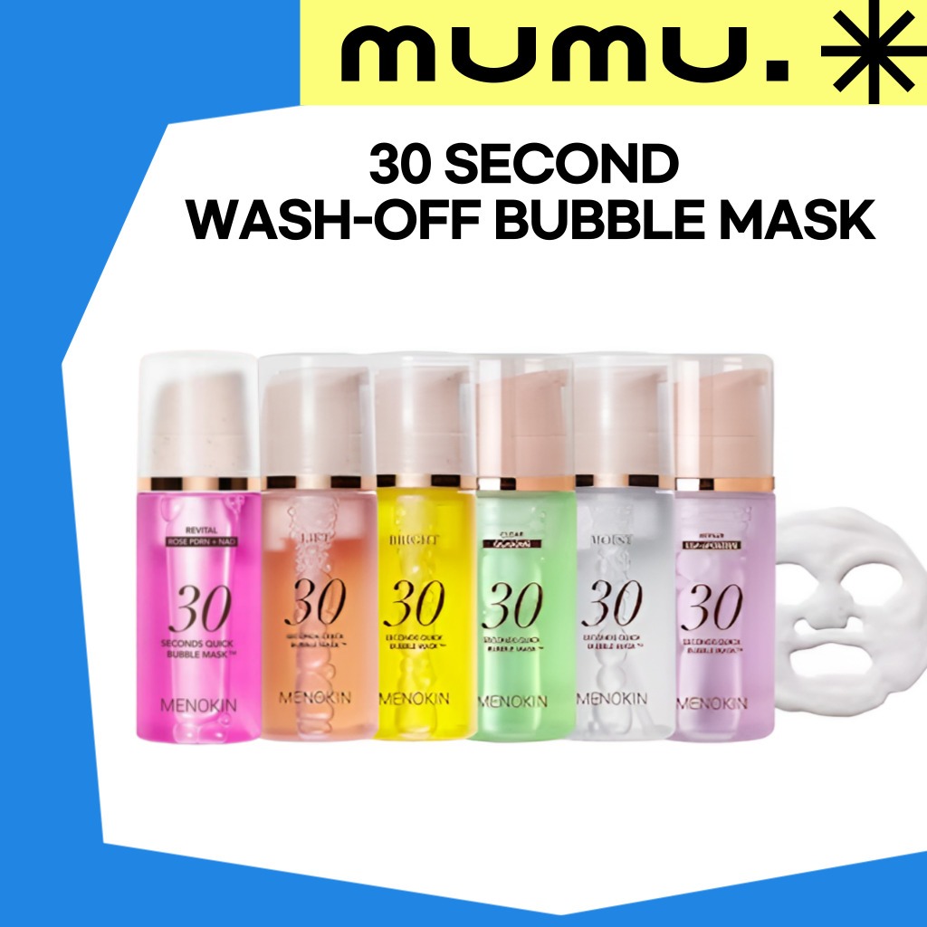 [Menokin] Bubble Mask – 30 Second Wash-Off Bubble Mask ชนิดไม่มีแผ่น