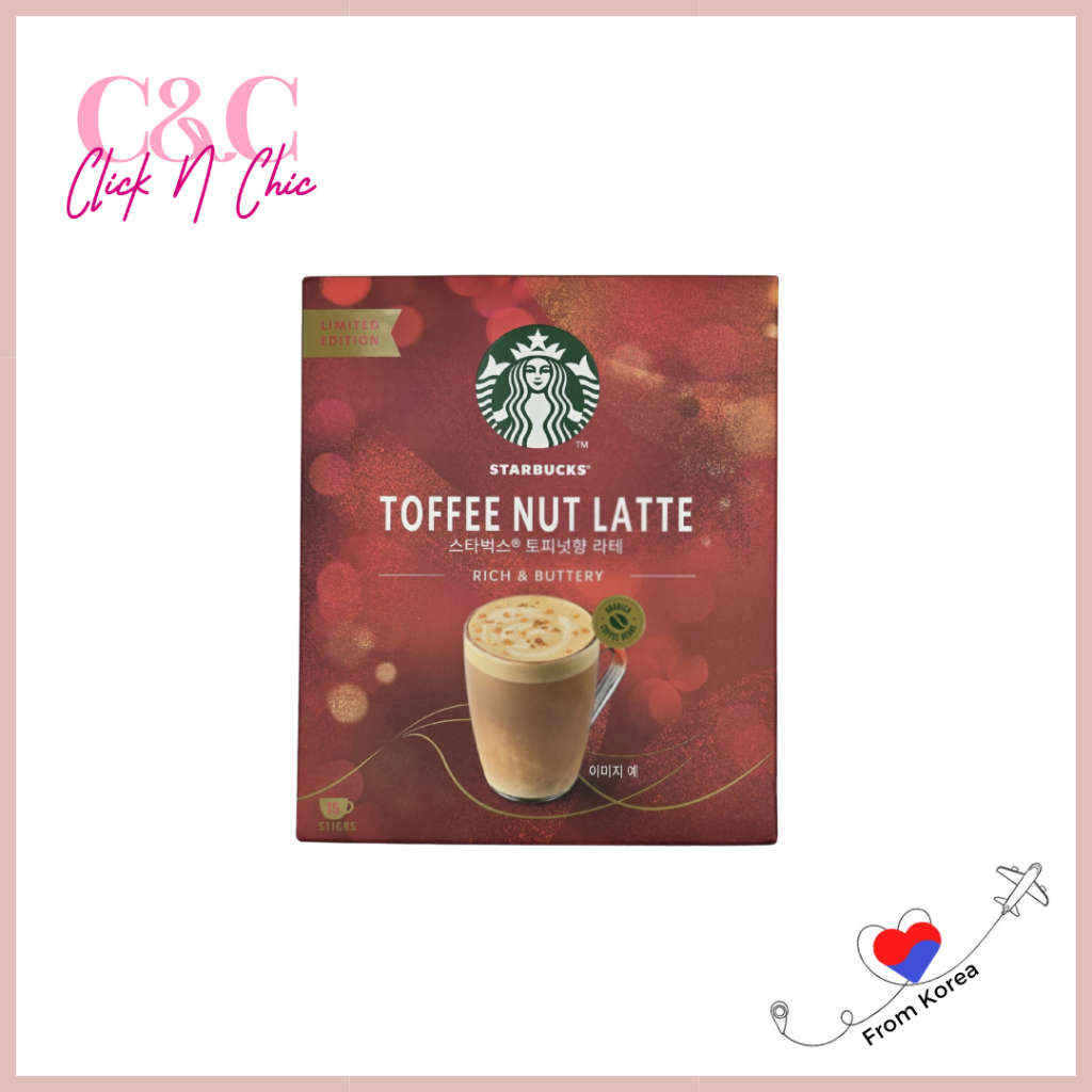 STARBUCKS Toffee Nut Latte Powder Coffee Mix Limited Edition