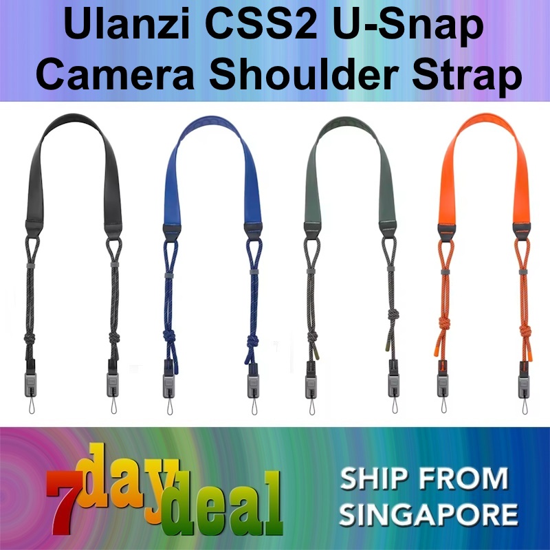 Ulanzi CSS2 สายสะพายกล้อง U-Snap (Black B198 / Blue B200 / Green B199 / Orange B201)