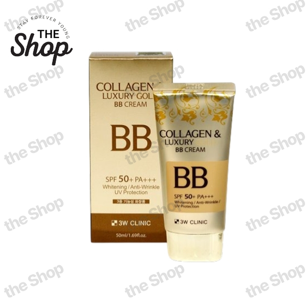 [3W CLINIC] บีบีครีมคอลลาเจนและหรูหราโกลด์