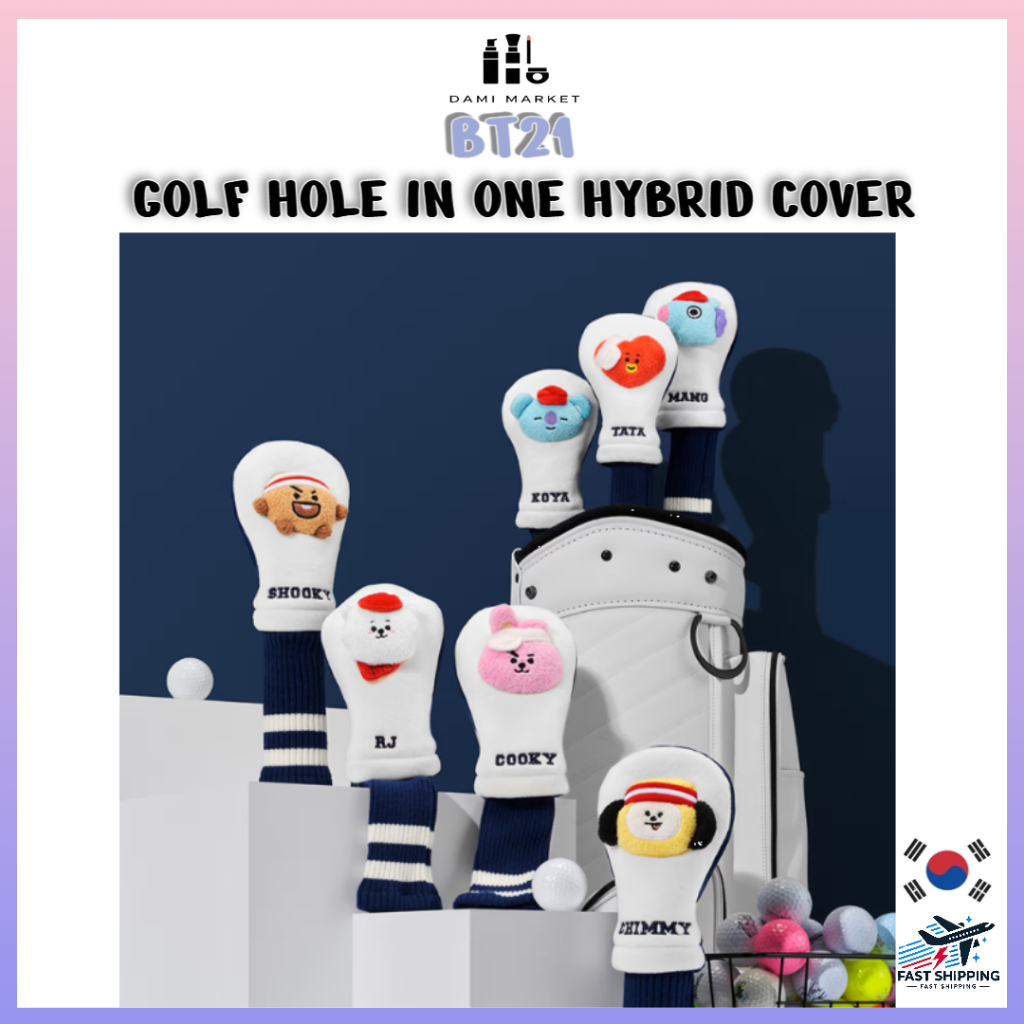 BT21 GOLF Hole-in-One Hybrid Cover – 7 ประเภท (เลือก 1)