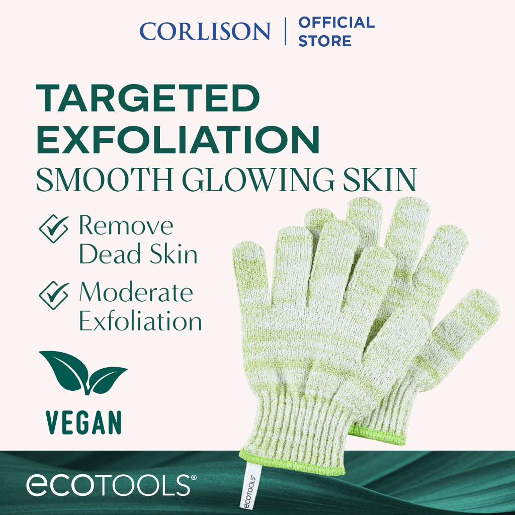 ถุงมืออาบน้ํา+อาบน้ํา EcoTools