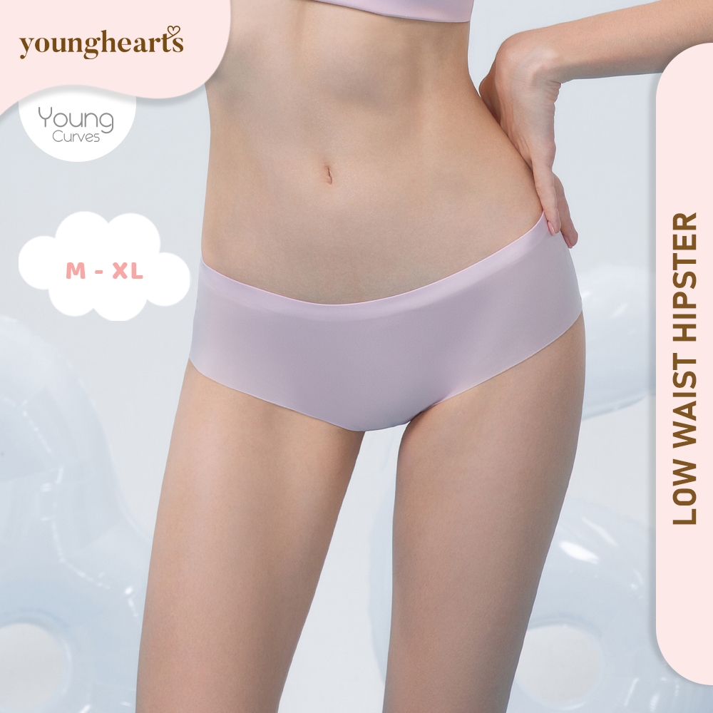 Young Hearts Young Curves Basic Clean Cut กางเกงชั้นใน Hipster เอวต่ํา C04-200395