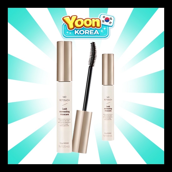 [MISSHA] No Retouch Lash Correcting Mascara - Clear Nutritious Serum (9.5g)