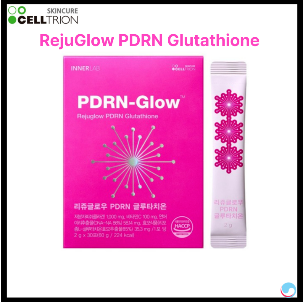 [Celltrion] PDRN อาหารเสริม Inner Lab RejuGlow PDRN Glutathione พร้อมคอลลาเจน 30 ซอง