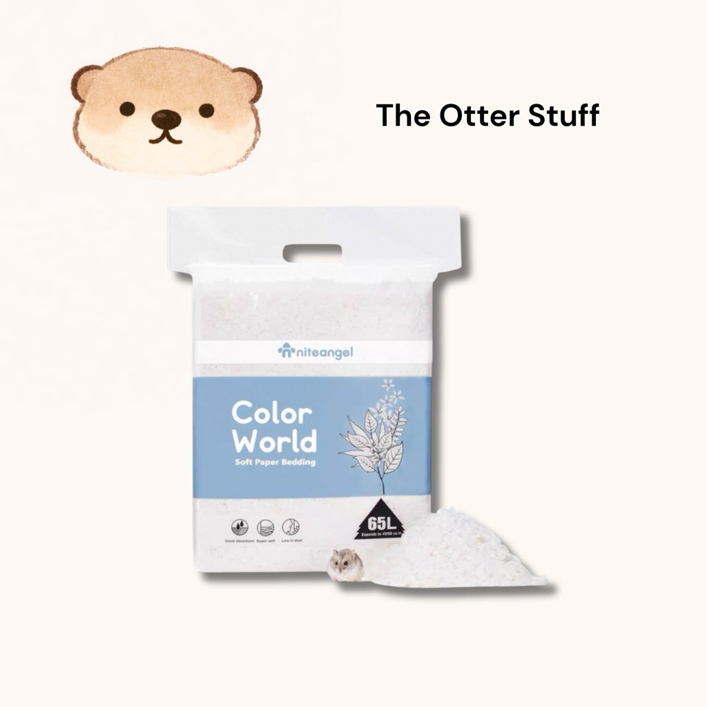 Niteangel Colorworld Paper Bed Dust Free 65L (สีขาว)