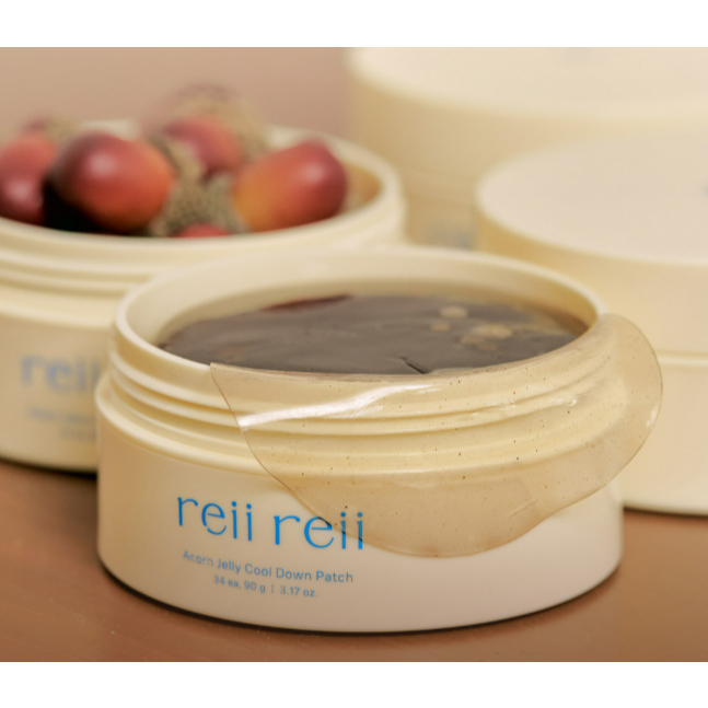 [Reii Reii] Cheongju Acorn Jelly Cooldown Patch 34 ชิ้น Cooling Gel Patch Skin Soothing Hydrogel Pat