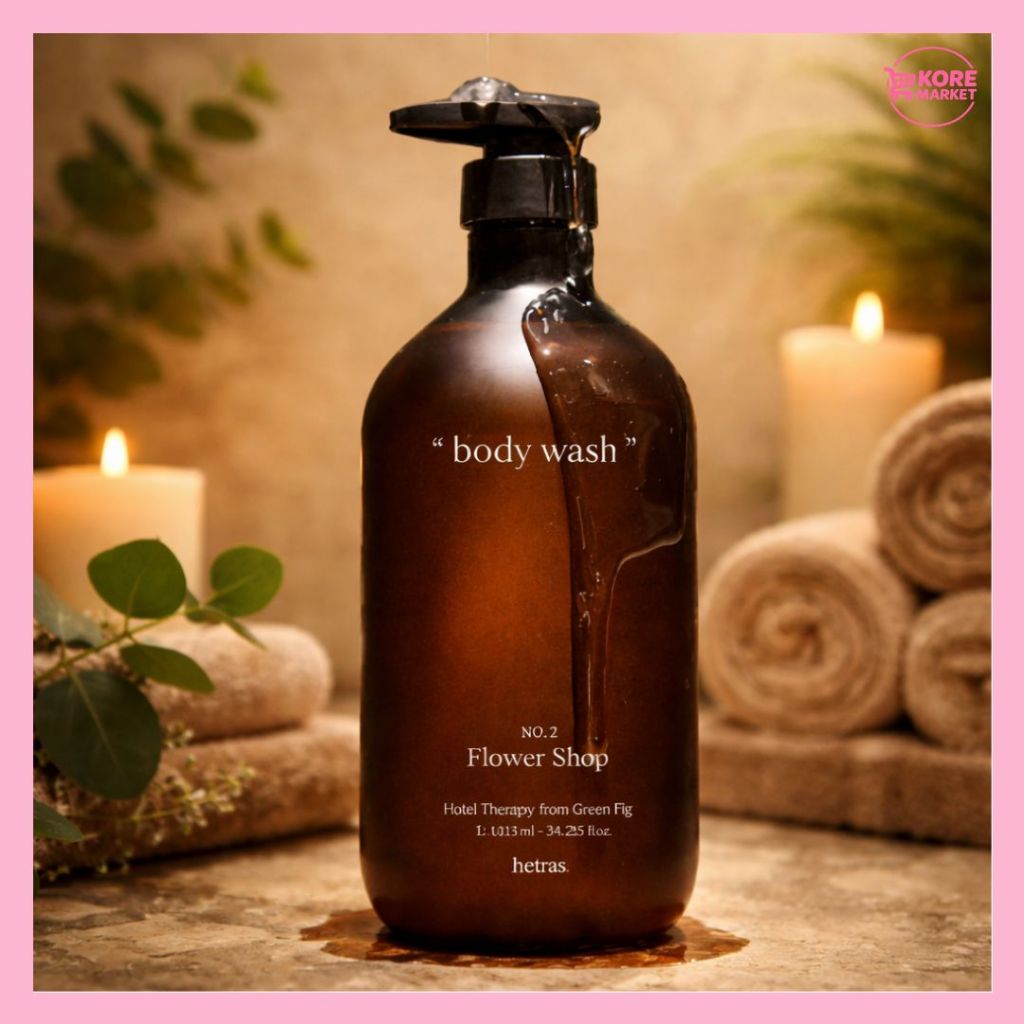 HETRAS HOTEL THERAPY BODY WASH 1.013L – DAILY CLEANSING & FRESH SCENT BODY CARE