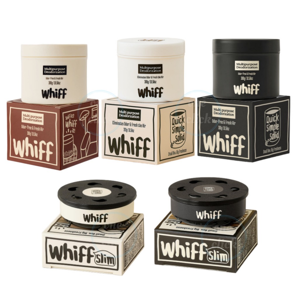 WHIFF Multipurpose Indoor Solid Deodorizer | ก้อนหอมปรับอากาศ ดับกลิ่นไม่พึงประสงค์ ตู้เสื้อผ้า ชั้นวางรองเท้า