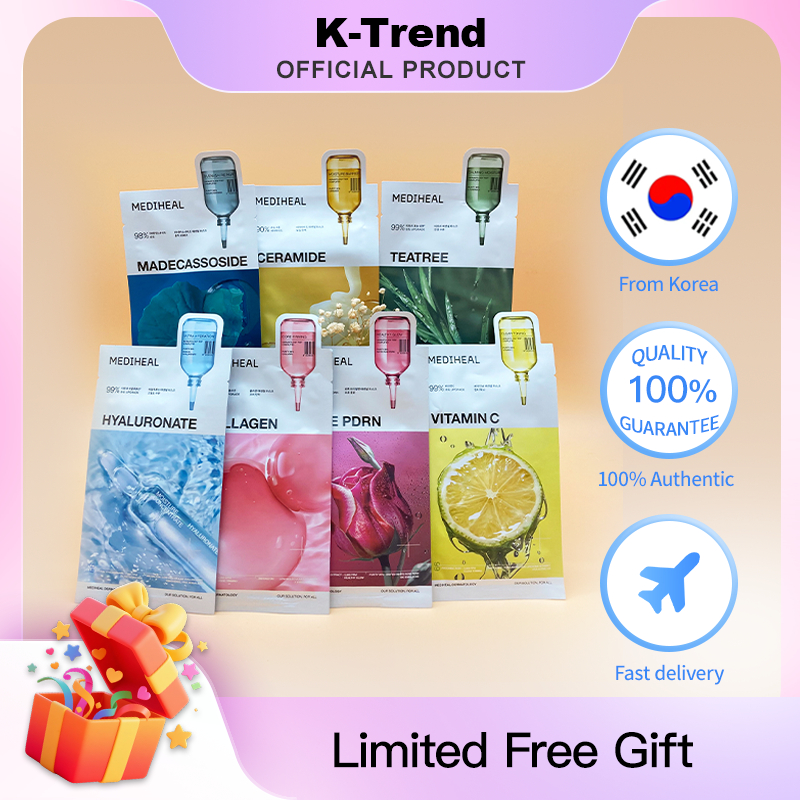 [จัดส่งฟรี]MEDIHEAL NEW Essential Sheet Mask 5ea/10ea[ไม่มีกล่อง]
