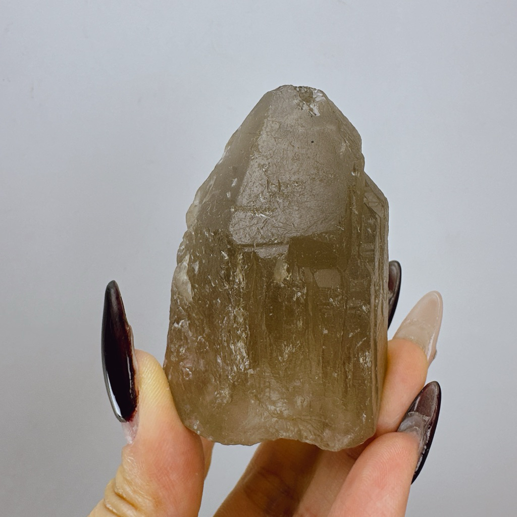 [SG] Smokey Quartz Raw – ตัวอย่างแร่คริสตัลธรรมชาติ, หินรักษา, การทําสมาธิ & Home Décor