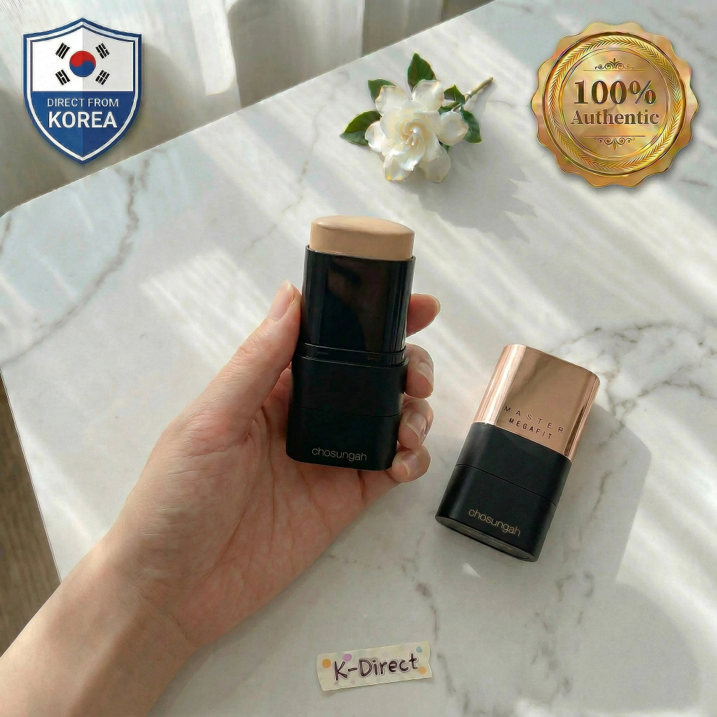[ของแท้ 100% ]CHOSUNGAH TM Mega Fit Stick Foundation Master 16g