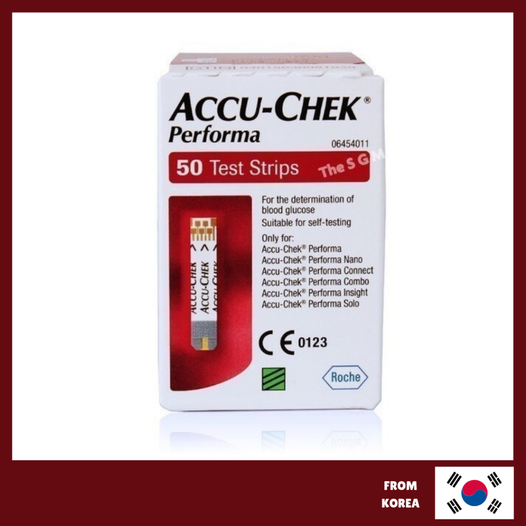 [Accu-Chek] Performa Blood Glucose Test Strips – 50 แผ่น