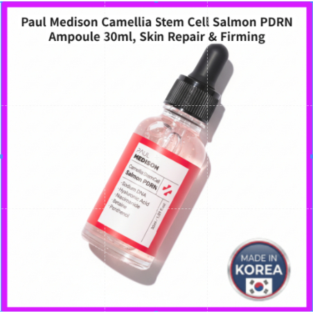 [Paul Medison] Camellia Stem Cell Salmon PDRN Ampoule 30ml, Skin Repair & Firming