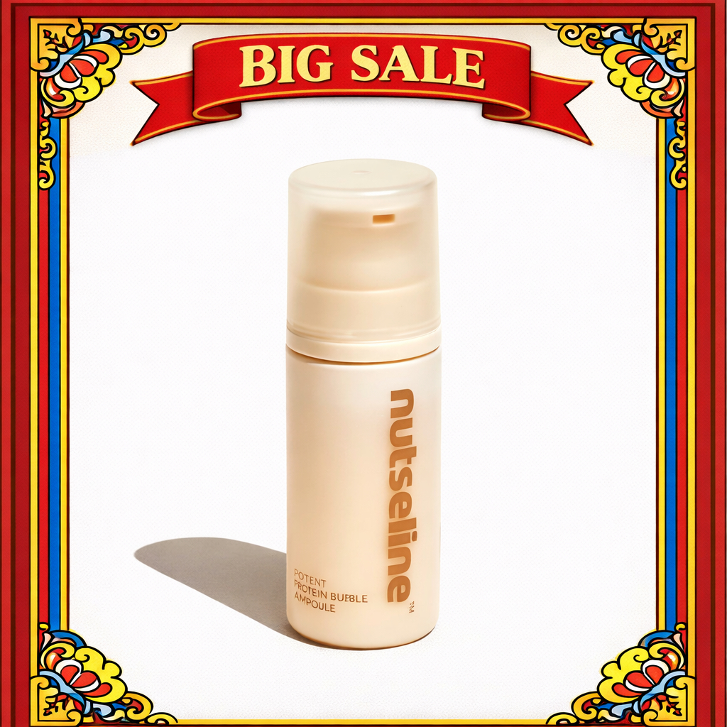 Nutserin Soy Nut Bubble Ampoule 90ml | Hydrating & Skin Texture Enhancing Serum