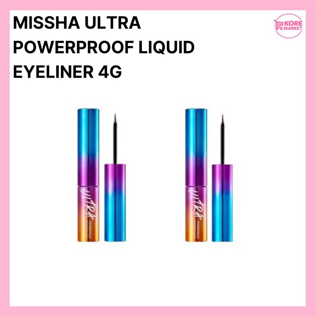 MISSHA ULTRA POWERPROOF LIQUID EYELINER 4G – สีดํา / สีน้ําตาล