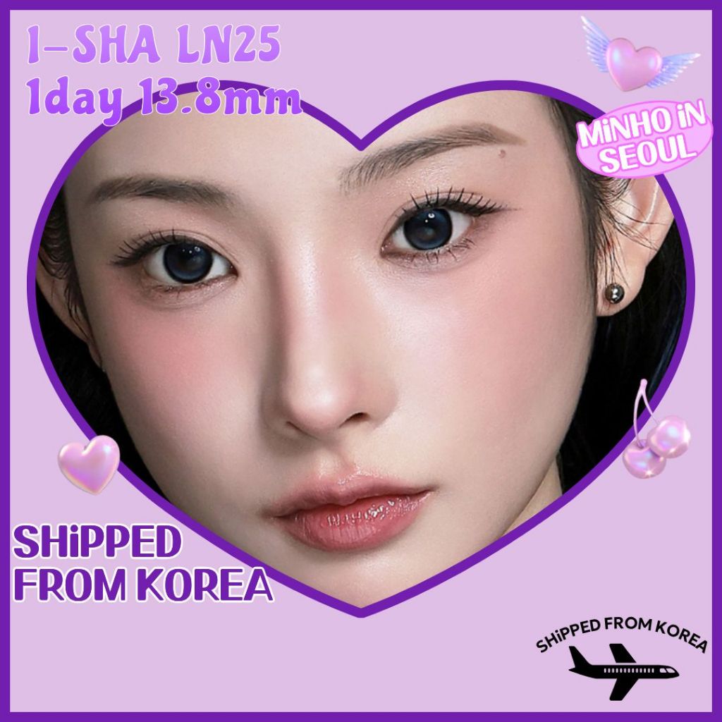 I-SHA LN25 คอนแทคเลนส์ 2 สี 1 วัน| G.DIA G.DIA 13.8mm (10p) เลนส์เครื่องสําอาง K-Beauty Sunmuse