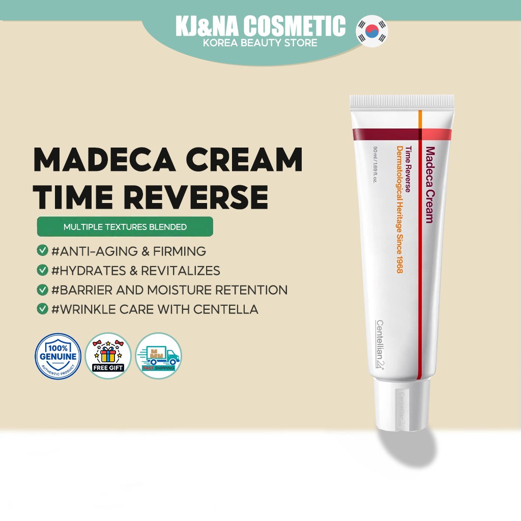[Centellian24] Madeca Cream Time Reverse Zero 80ml - ต่อต้านริ้วรอยน้ําหนักเบา