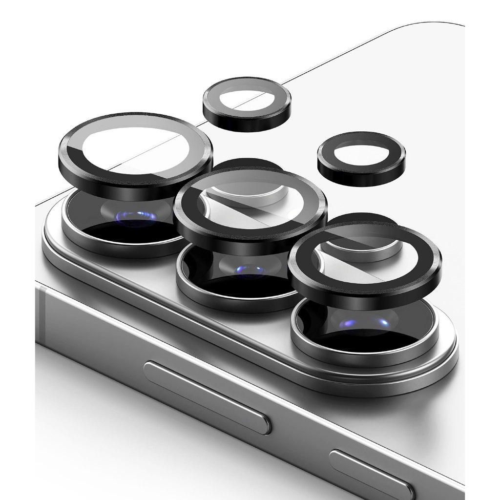 Ringke Camera Lens Frame Glass สำหรับ Galaxy S26 Ultra ตัวป้องกันเลนส์กล้องพร้อมกรอบอลูมิเนียม