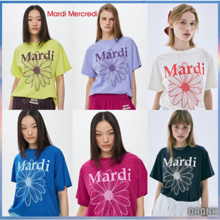 BUST 42 นิ้ว [ MARDI MERCREDI ] TSHIRT FLOWERMARDI 6color ko…