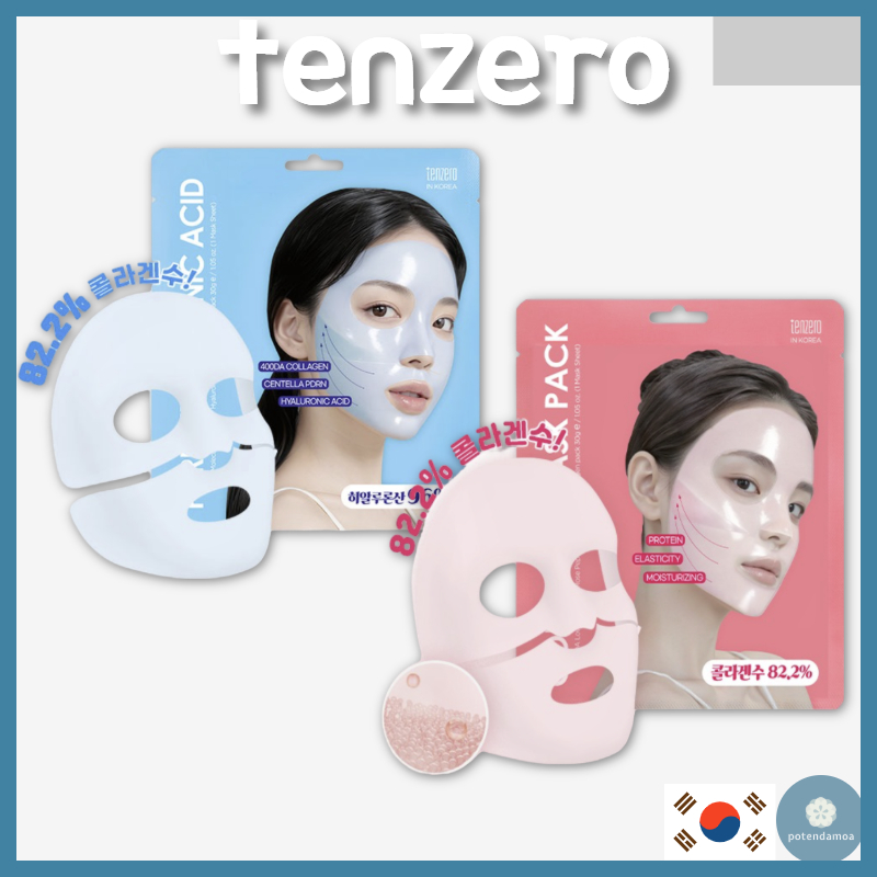 [TENZERO] Collagen Mask Pack (30g  3 ชิ้น)/PDRN Hyaluronic Acid