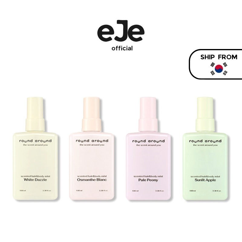 [ROUND AROUND] Scented Hair&Body Mist 100ml (4 ประเภท)