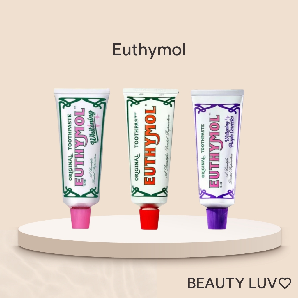 [Euthymol] ยาสีฟัน 106ก / ออริจินัล ไวท์เทนนิ่ง ม่วง แก้ไข ราคา ถูกที่สุด ดีลบีเคเค