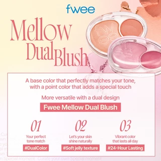 fwee mellow dual blush – 12 สี / 7.2g