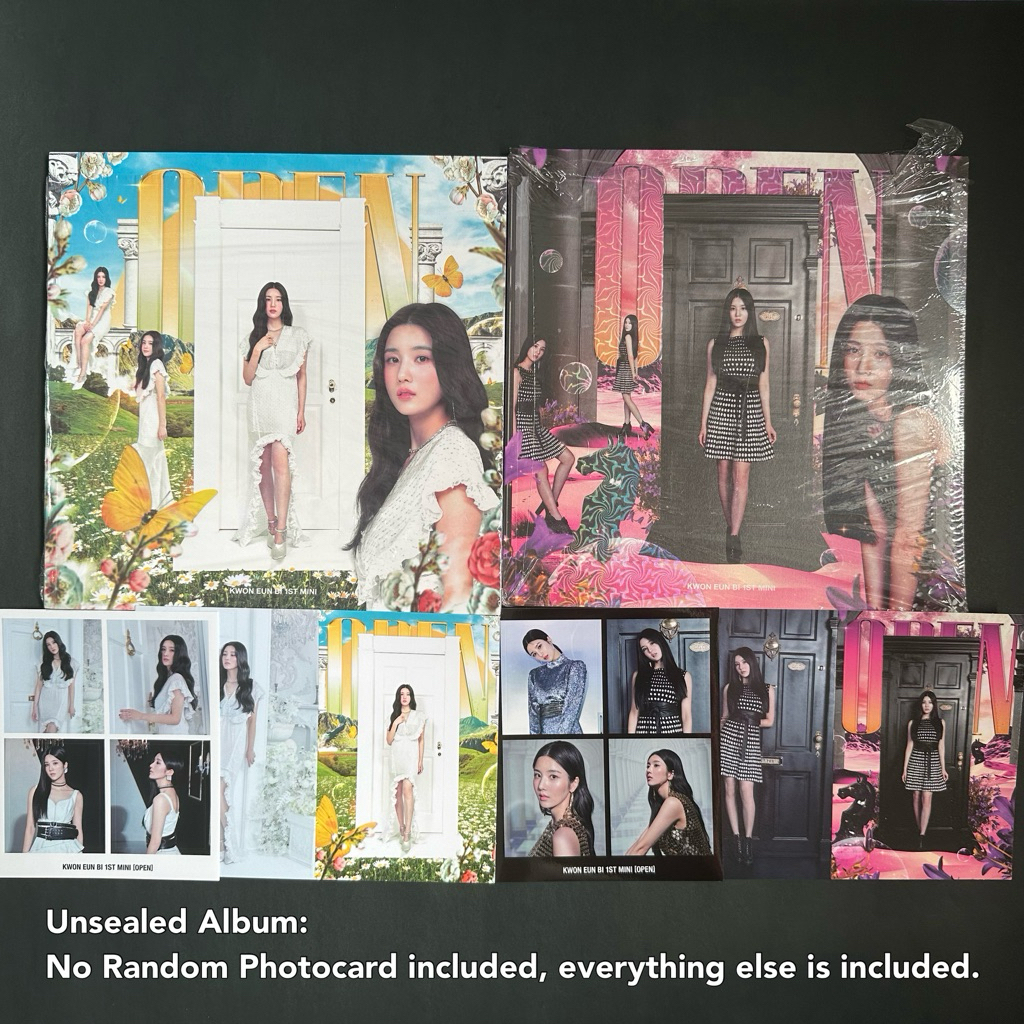 Kwon Eunbi 1st Mini Album OPEN Unpeng Album (ไม่มีสุ่มพีซี) Izone Iz*one