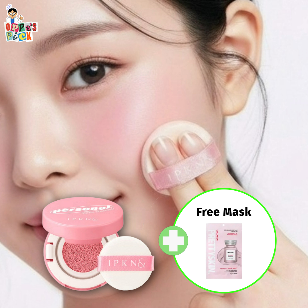 [IPKN] Personal Tone Blusher (Liquid Cushion 5g / แป้งน้ําหอม 6g) | ดิววี่ แอนด์ แมท บลัช 8 สี