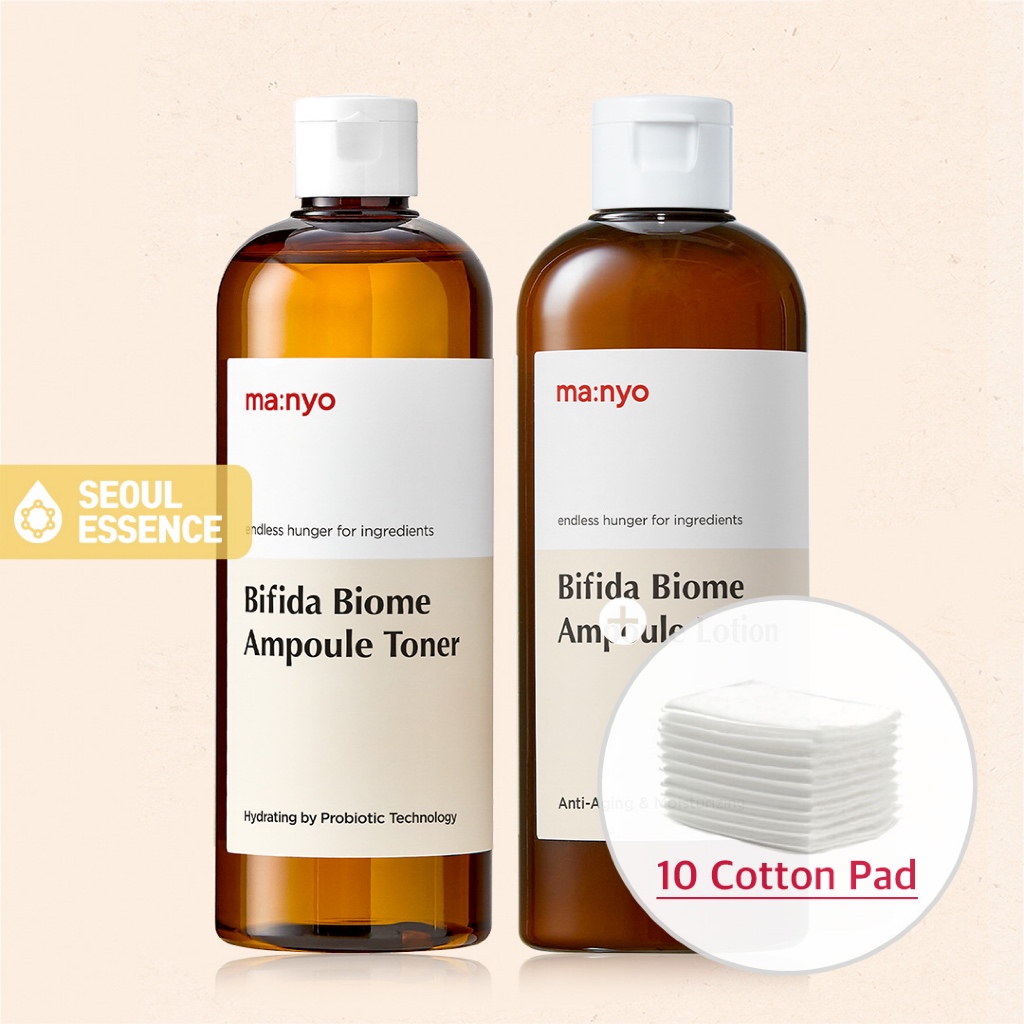 MANYO (ma:nyo) Bifida biome Ampoule Toner 400ml / Lotion 300ml, 30ml - เสริมสร้างผิว Brrier