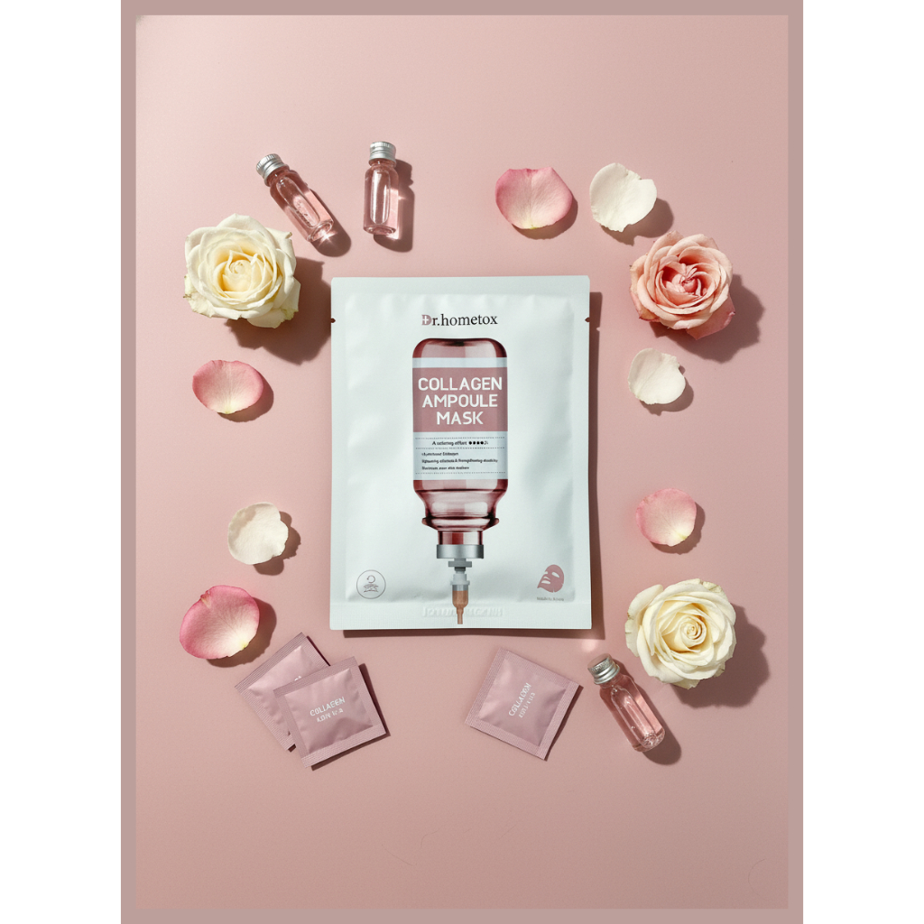 [HOT]ดร. Hometox Vitamin Ampoule Mask Pack, Brightening & Hydrating Sheet Mask