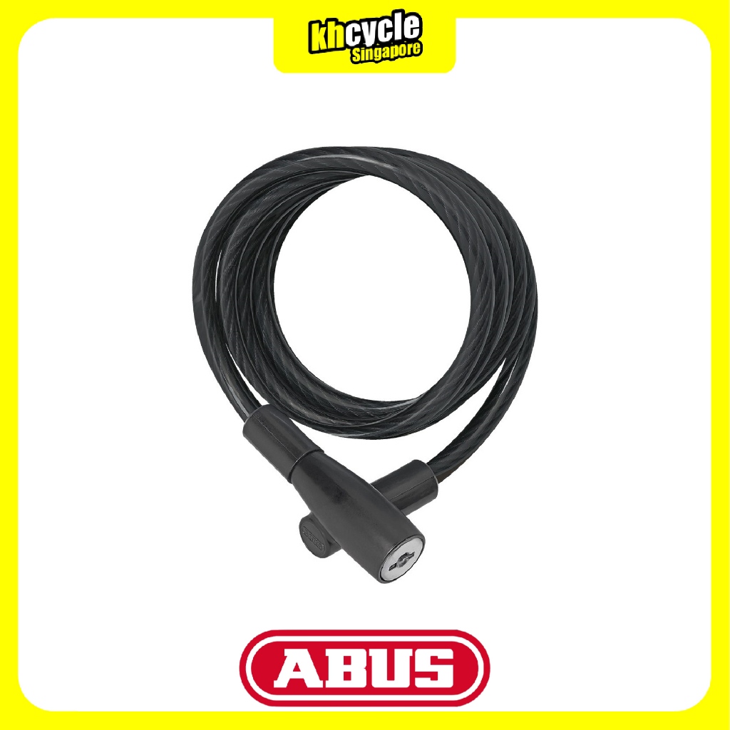 ABUS อาบู ปั่นจักรยานล็อค 3506ค/120 ขดลวดหมายเลขรวมกันสีดํา 40769