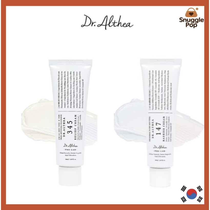 [Dr.Althea] 345 Relief Cream 50ml / 147 Barrier Cream 50ml / 345 Relief Cream Mist 100ml / 60ml