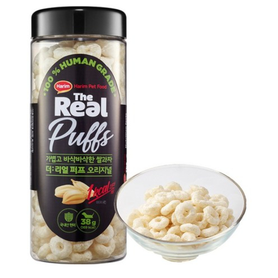 Harim Pet Food The Real Dog Puff Treat (50g) / Dog Puff Snack Treat / Pet Dog Snack / Dog Training R